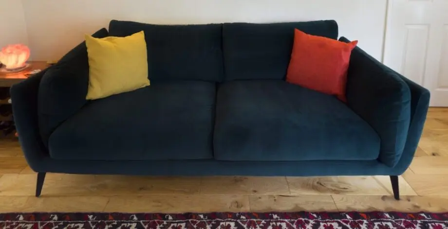 Barker & Stonehouse Green Velvet Boone Sofa Set