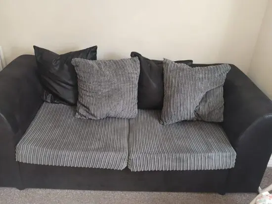 Black and Grey Sofa