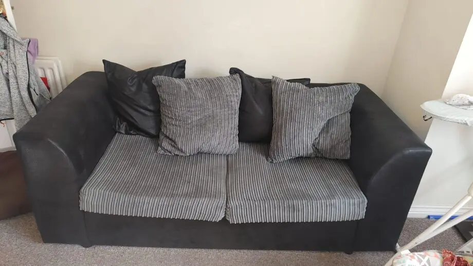 Black and Grey Sofa