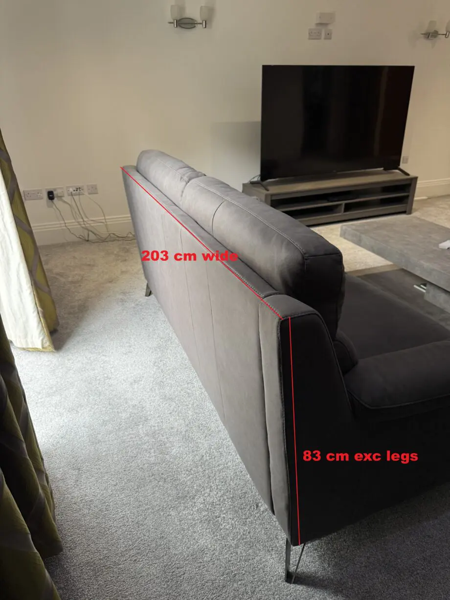 Furniture Village - Charcoal Colour - Contempo Model