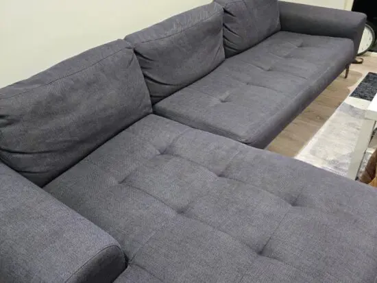 Used 3-Seater L-Shaped Sofa, Well-Maintained, Great for Living Room