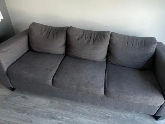 3 Seater Grey Sofa light weight
