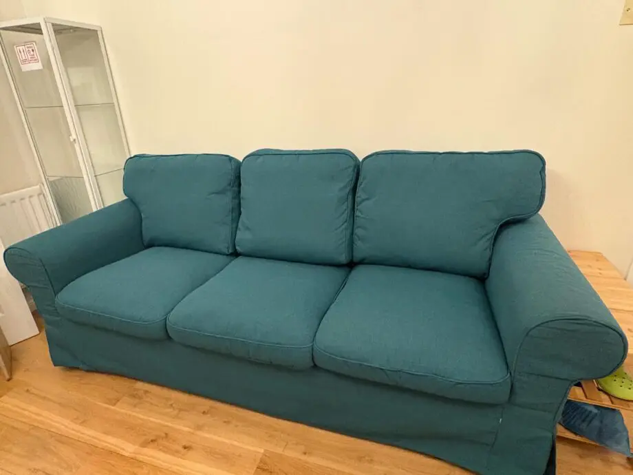 IKEA EKTORP dark blue 3-seat sofa
