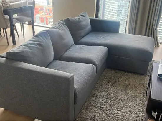 VIMLE NN so3 with chaise longue/Gunnared mgrey GB