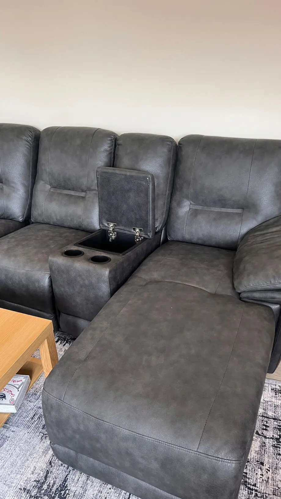 IT HAS TO GO- Sara Electric Recliner Corner Sofa (Right-Hand Facing Chaise)