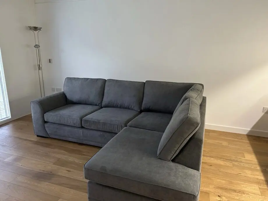 Dfs Orka Sofa Grey Colour High Back Cushions Long-Lasting Use