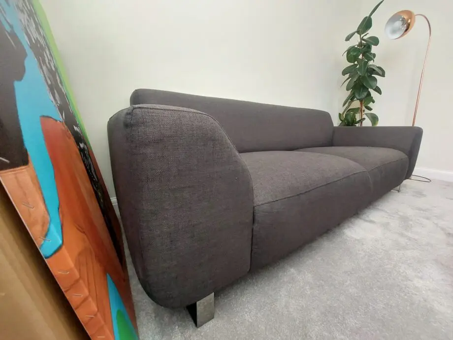 DFS Hardy Charcoal 3-Seater Sofa