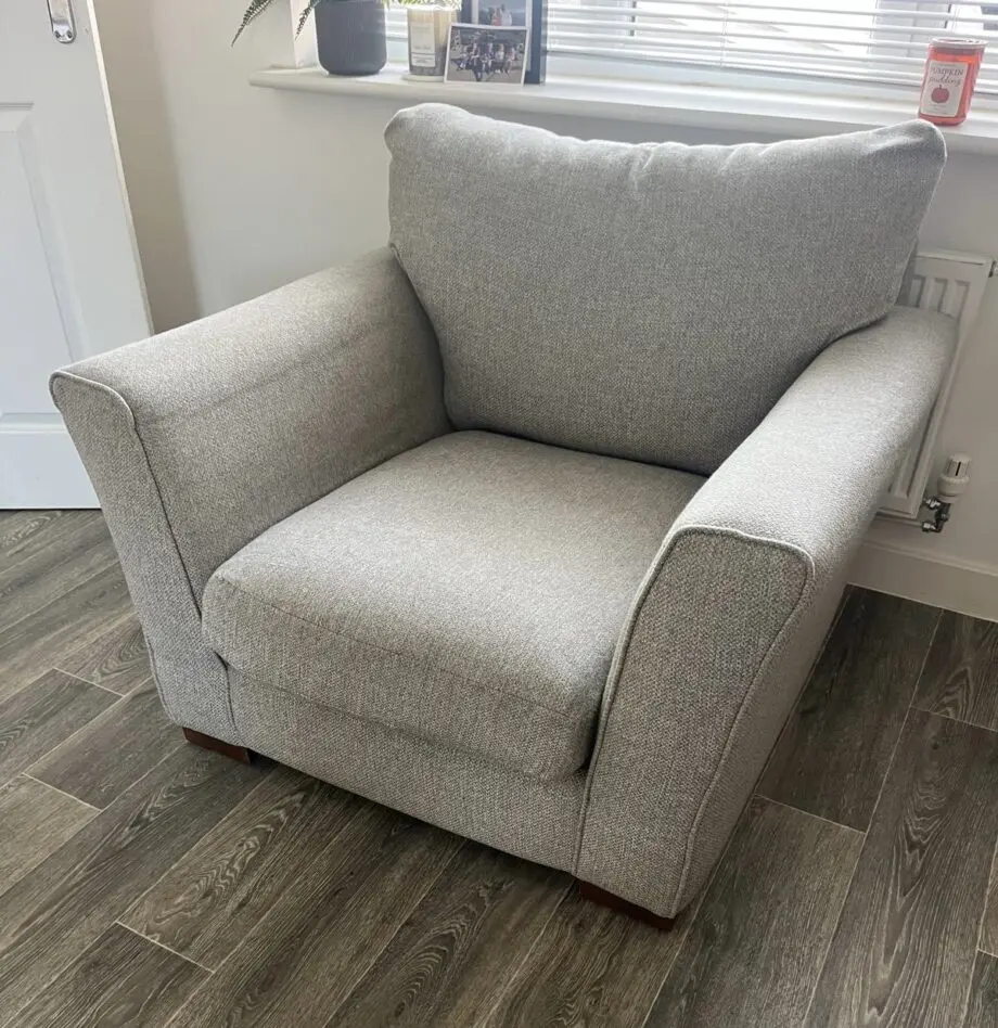 Lindford dfs corner chaise and armchair