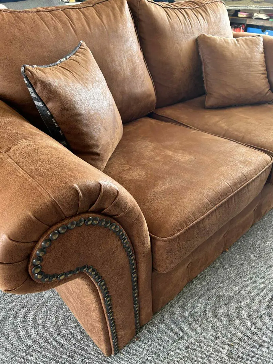 Charlie 2 seater sofa brown