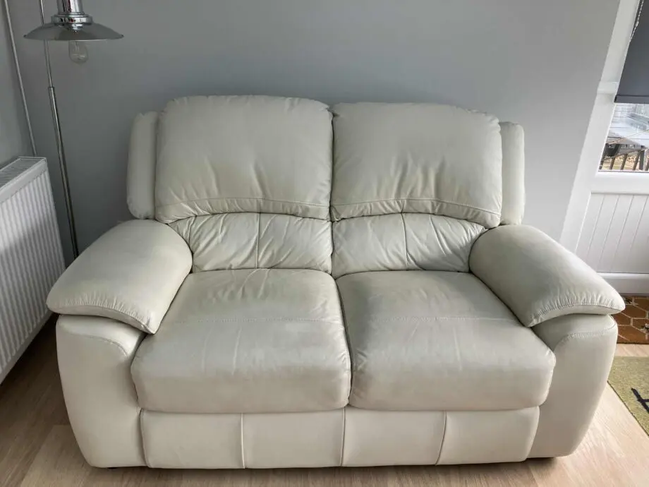 2 seater leather couch