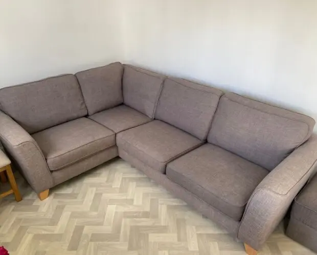 Sofology Slate/Graphite Corner Sofa, Chair & Footstool