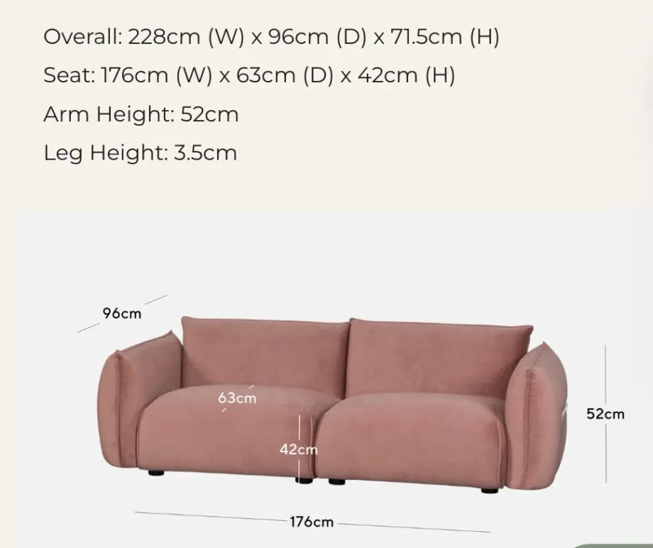 3 seater sofa