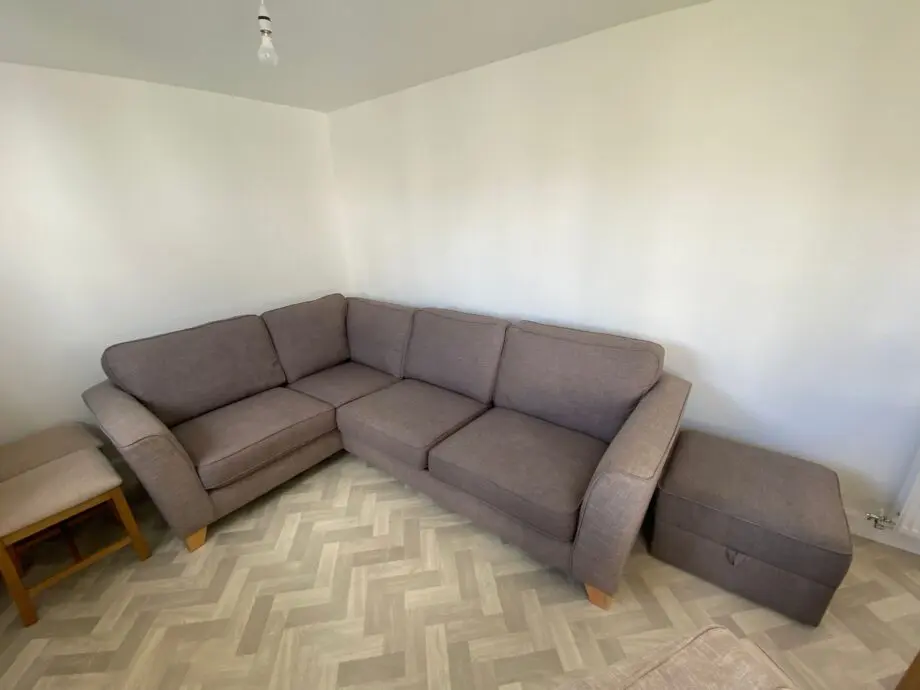 Sofology Slate/Graphite Corner Sofa, Chair & Footstool