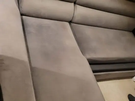 L shape ottoman sofa