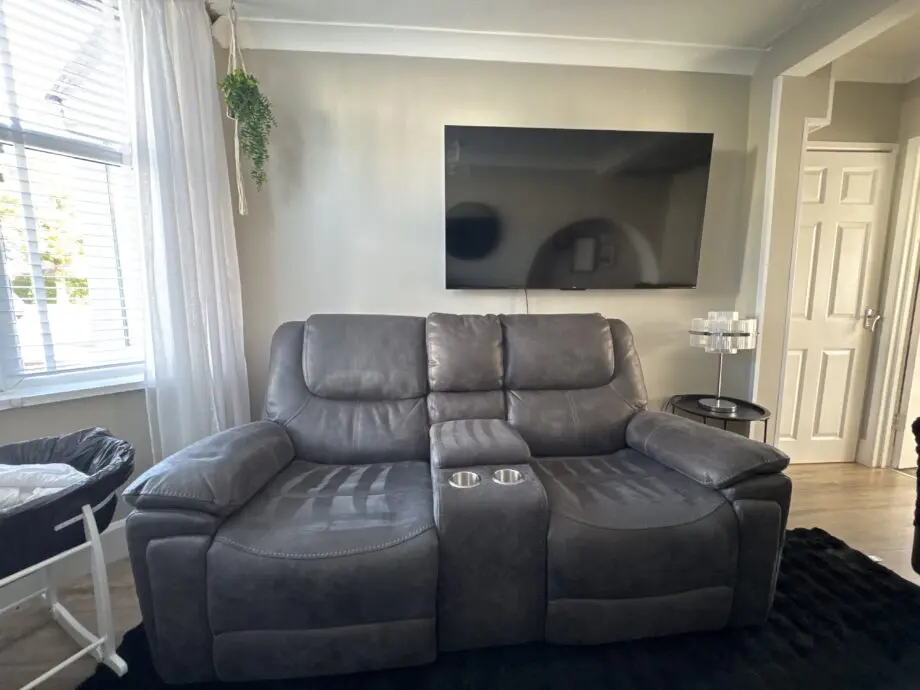 Brown Suede electric recliners