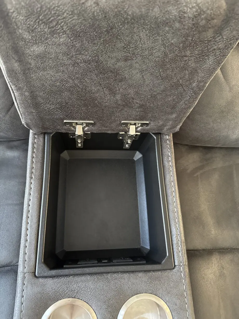 Brown Suede electric recliners