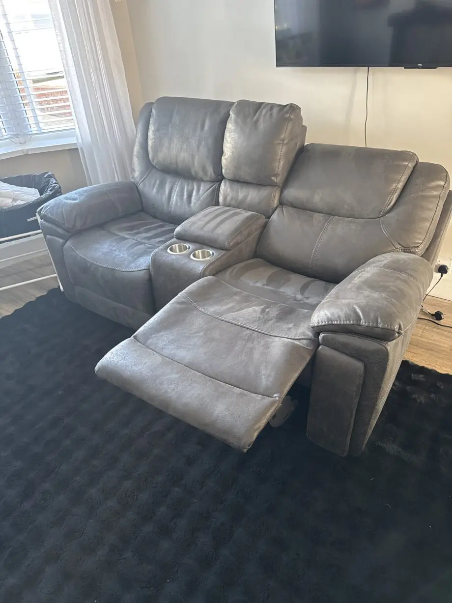 Brown Suede electric recliners