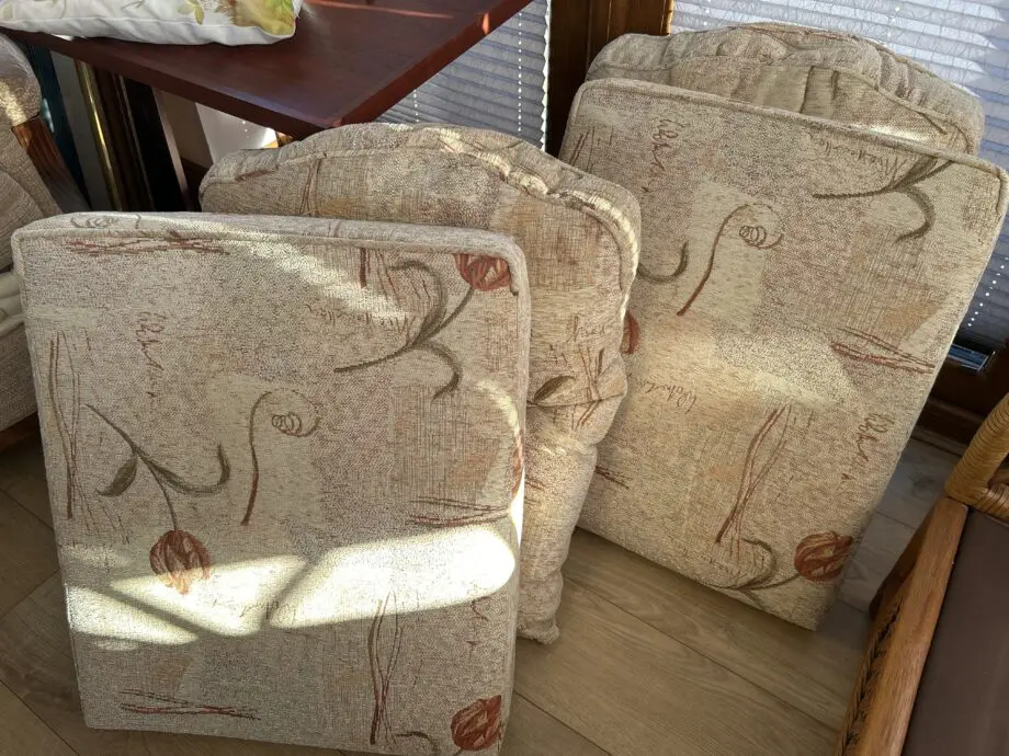 Daro 3 piece conservatory set Cream flowers