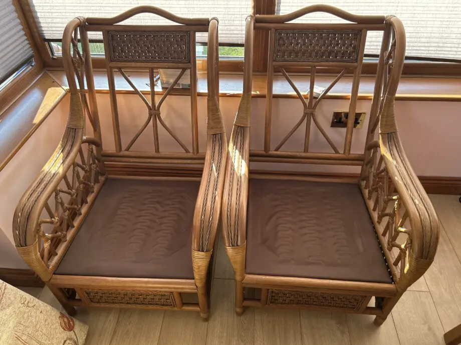 Daro 3 piece conservatory set Cream flowers