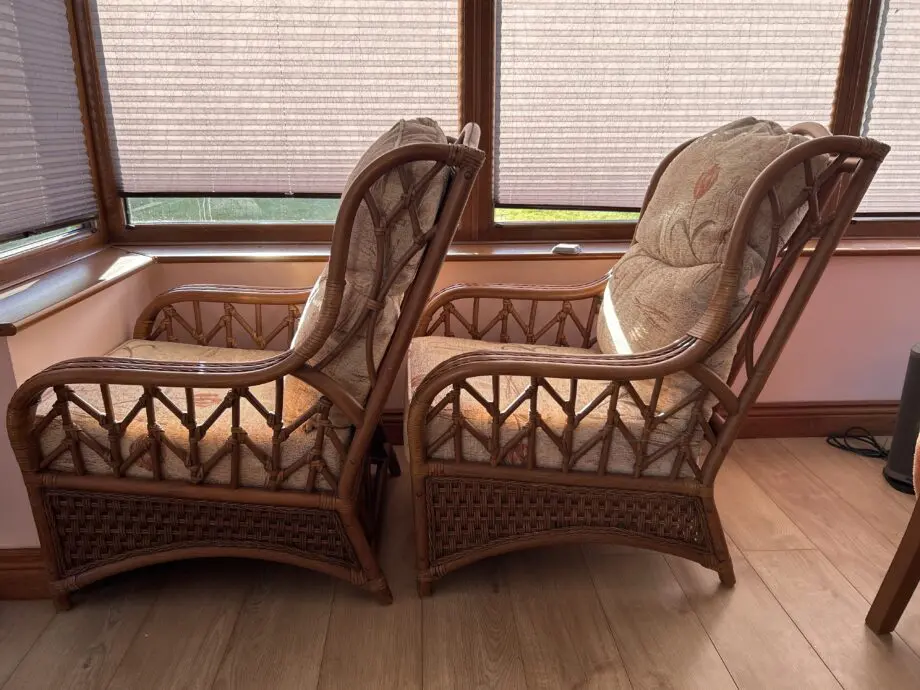 Daro 3 piece conservatory set Cream flowers