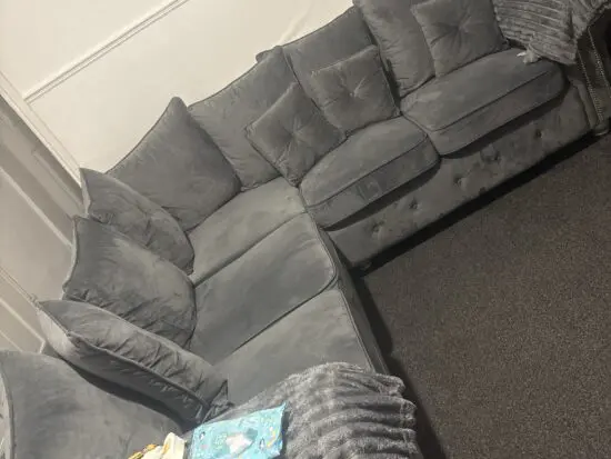 Grey 5 seater sofa