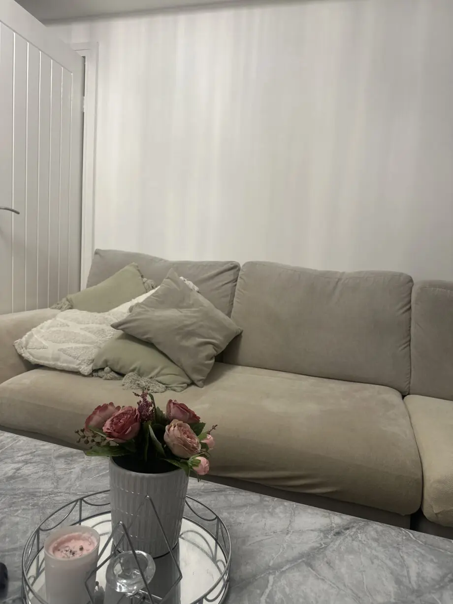 Beige creamish sofa