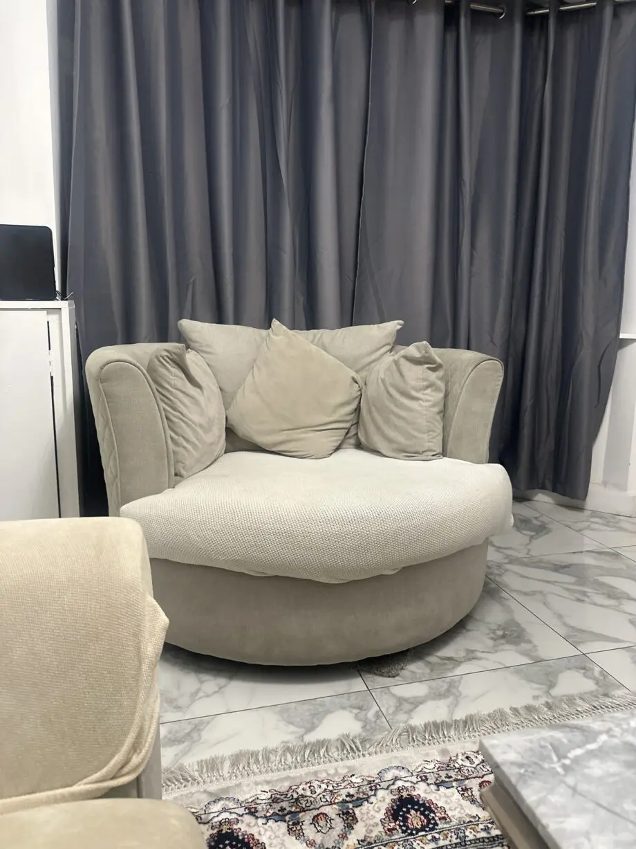 Beige creamish sofa