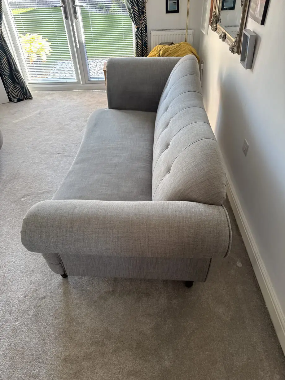 Grey DFS Country House sofa