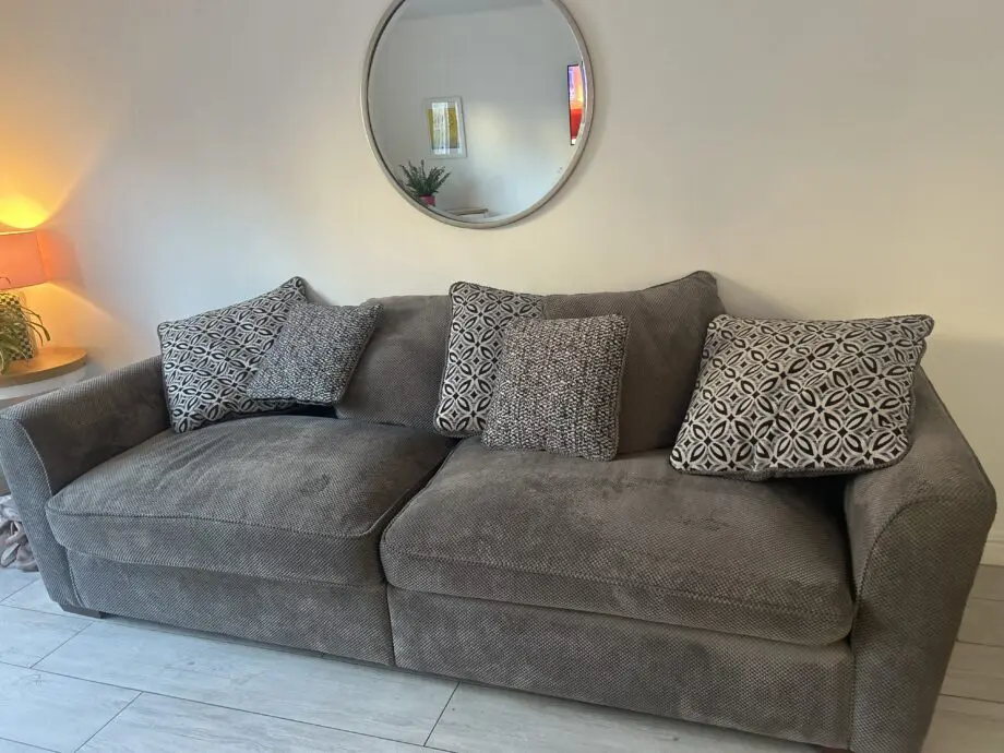 Excellent Condition 4 x seater sofa Charcol