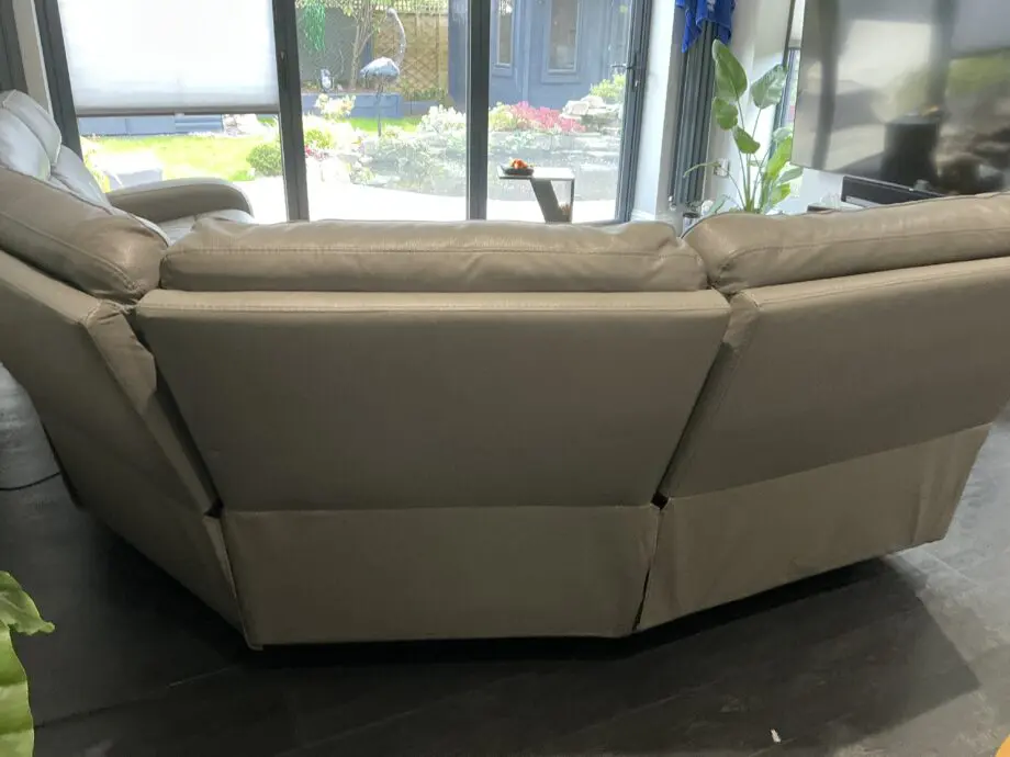Costco Grey Leather Corner Sofa (Dec. 2022)