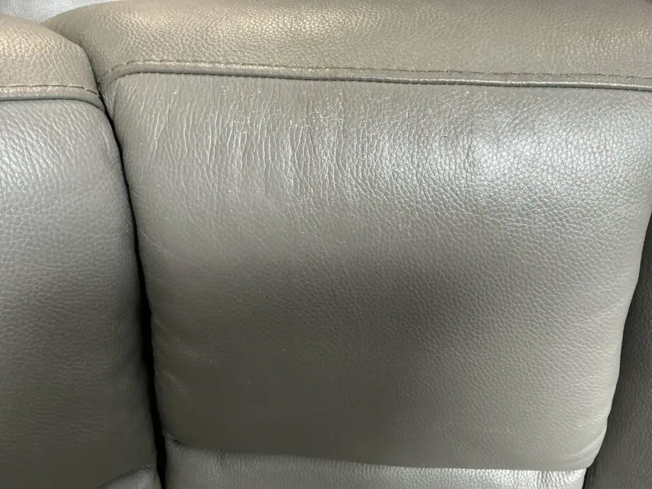 Costco Grey Leather Corner Sofa (Dec. 2022)