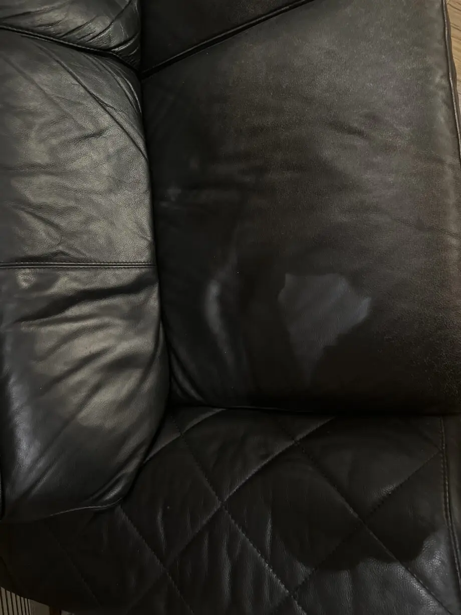 DFS L - Shape black leather