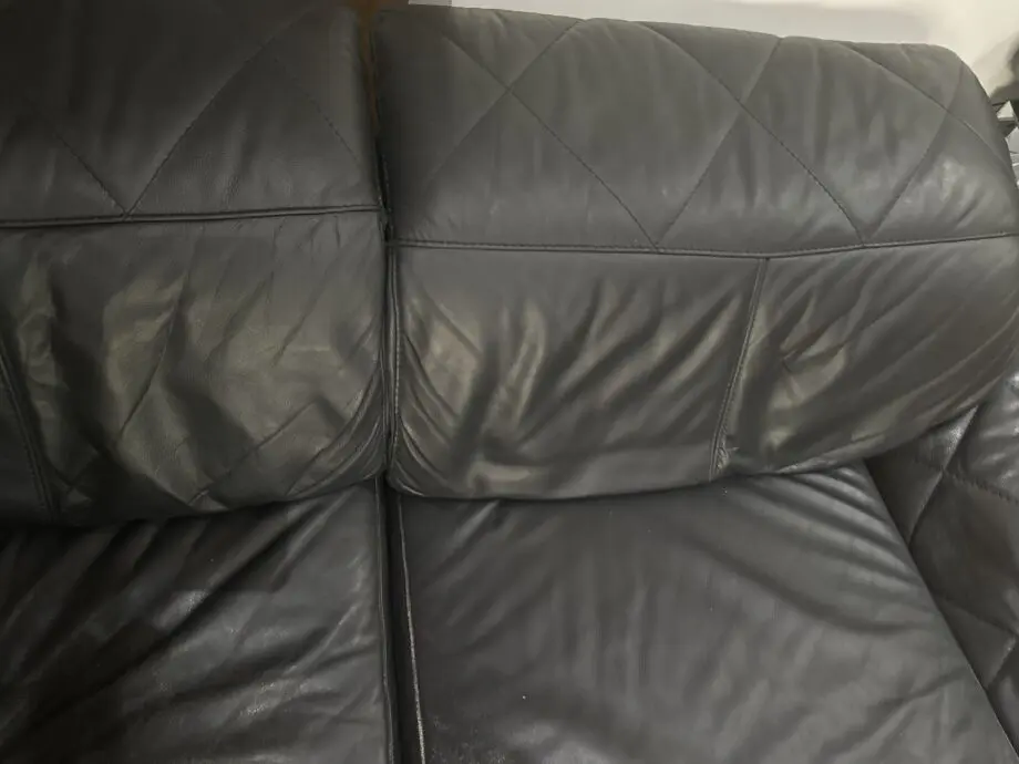 DFS L - Shape black leather