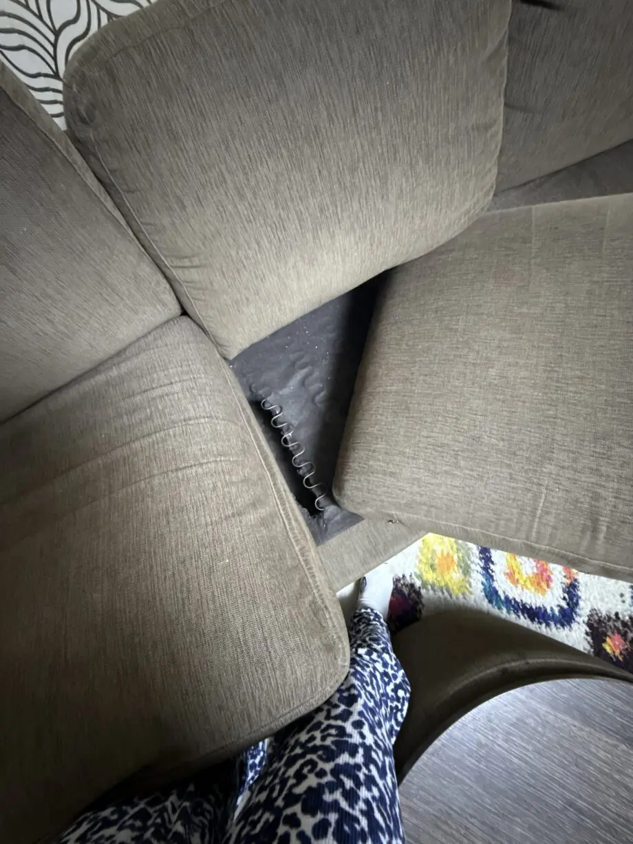 5 seater corner sofa from FM store Newport comes with 4 setties and round table