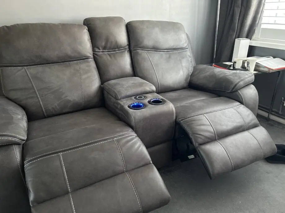 DFS 2 Seater Cinema Power Recliner & Console