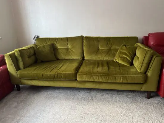 Cricket Green Sofa from Sofology