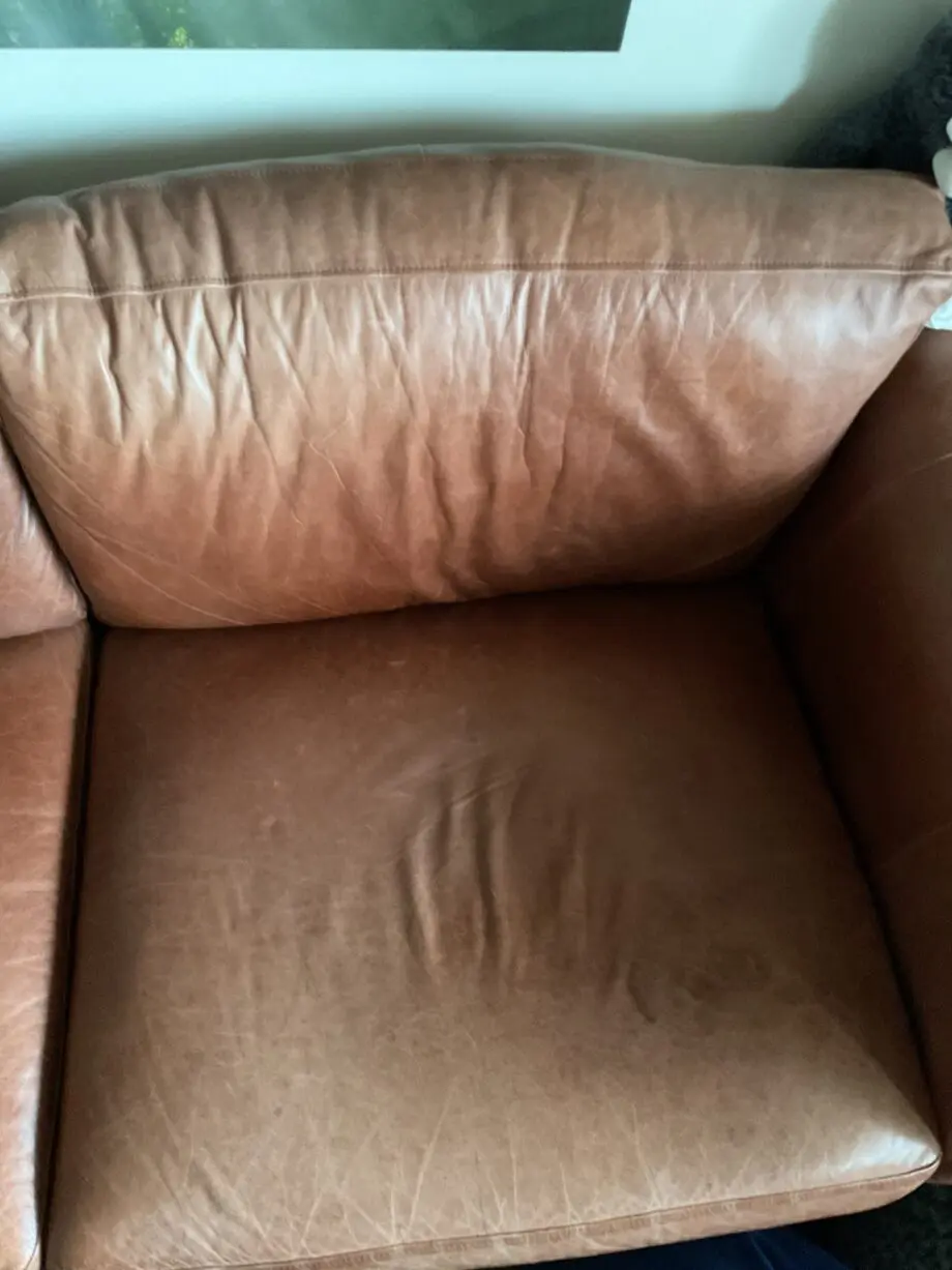 Thomas Lloyd Aspen 3 seater leather sofa vintage chestnut