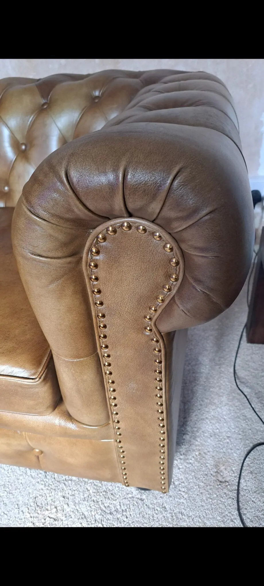 Corndell andreas leather 2 seater sofa