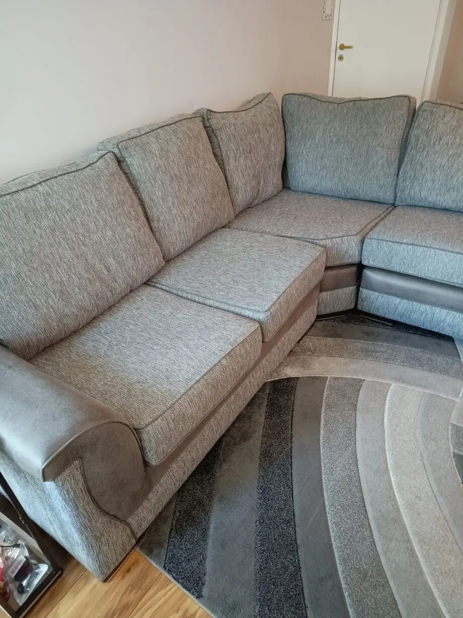Grey corner sofa