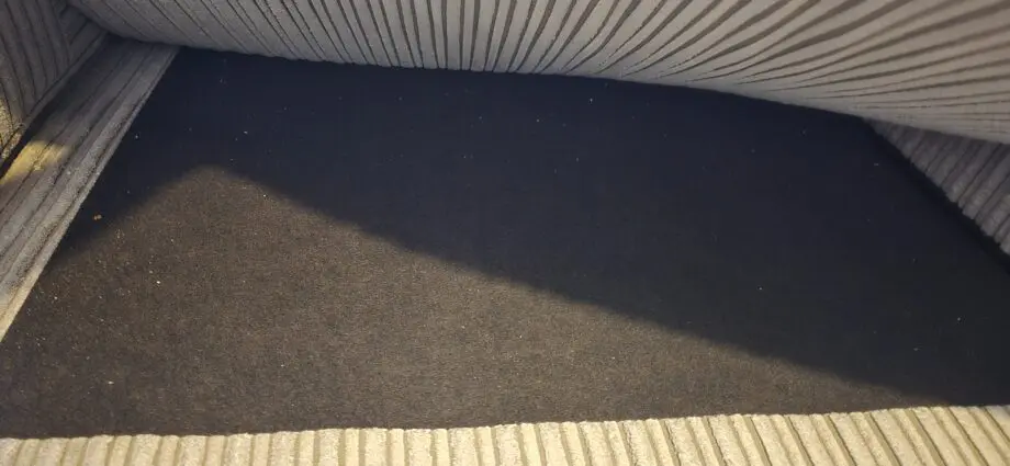 DFS jumbo cord sofa