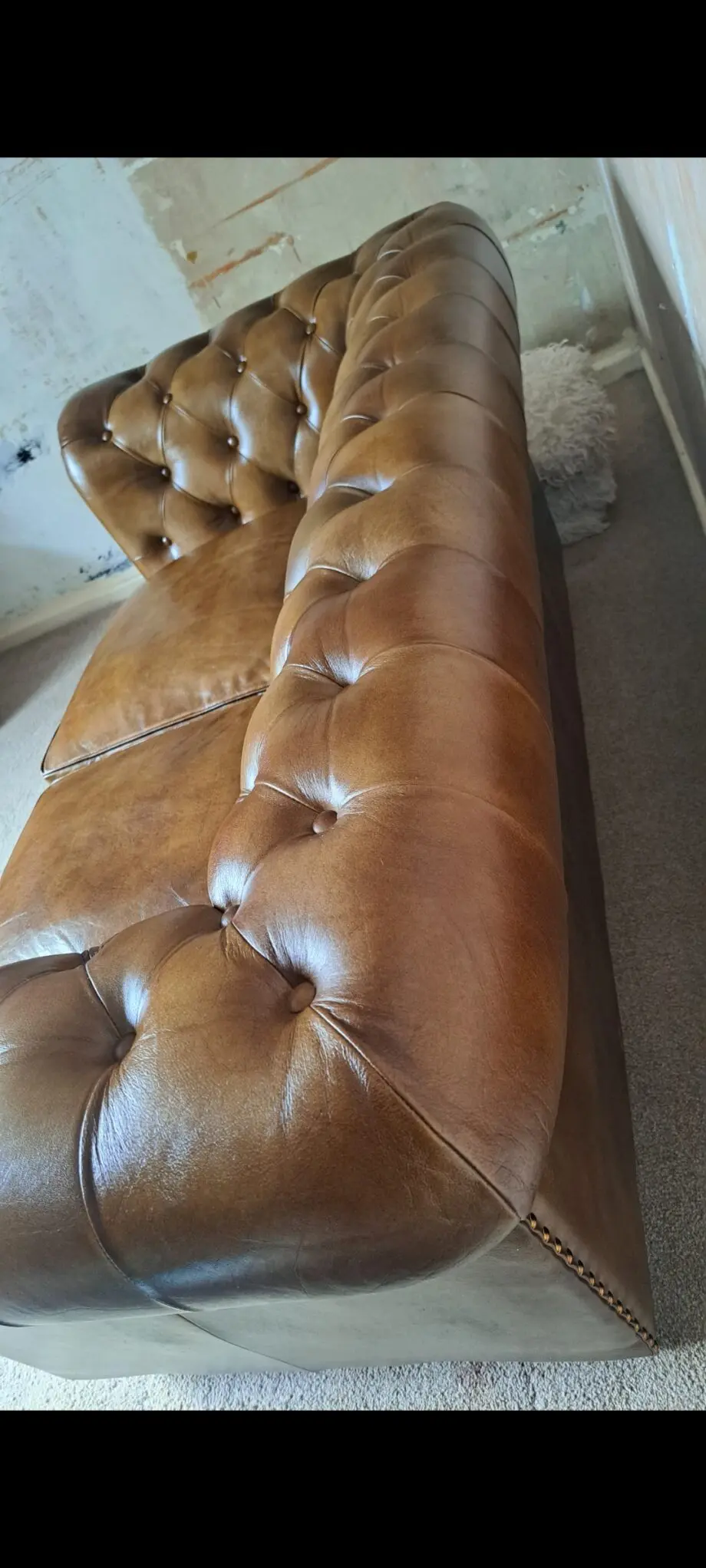 Corndell andreas leather 2 seater sofa
