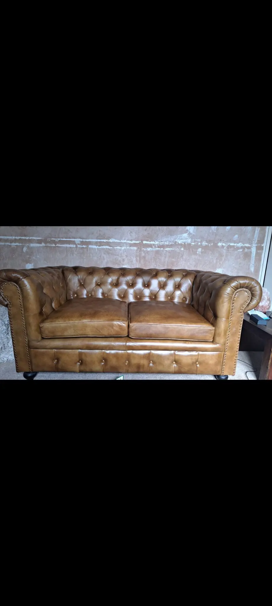 Corndell andreas leather 2 seater sofa