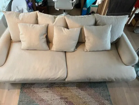 Loaf Smooch Sofa Shell Large Clever Laundered Linen including 1year fabric insurance RRP £2995