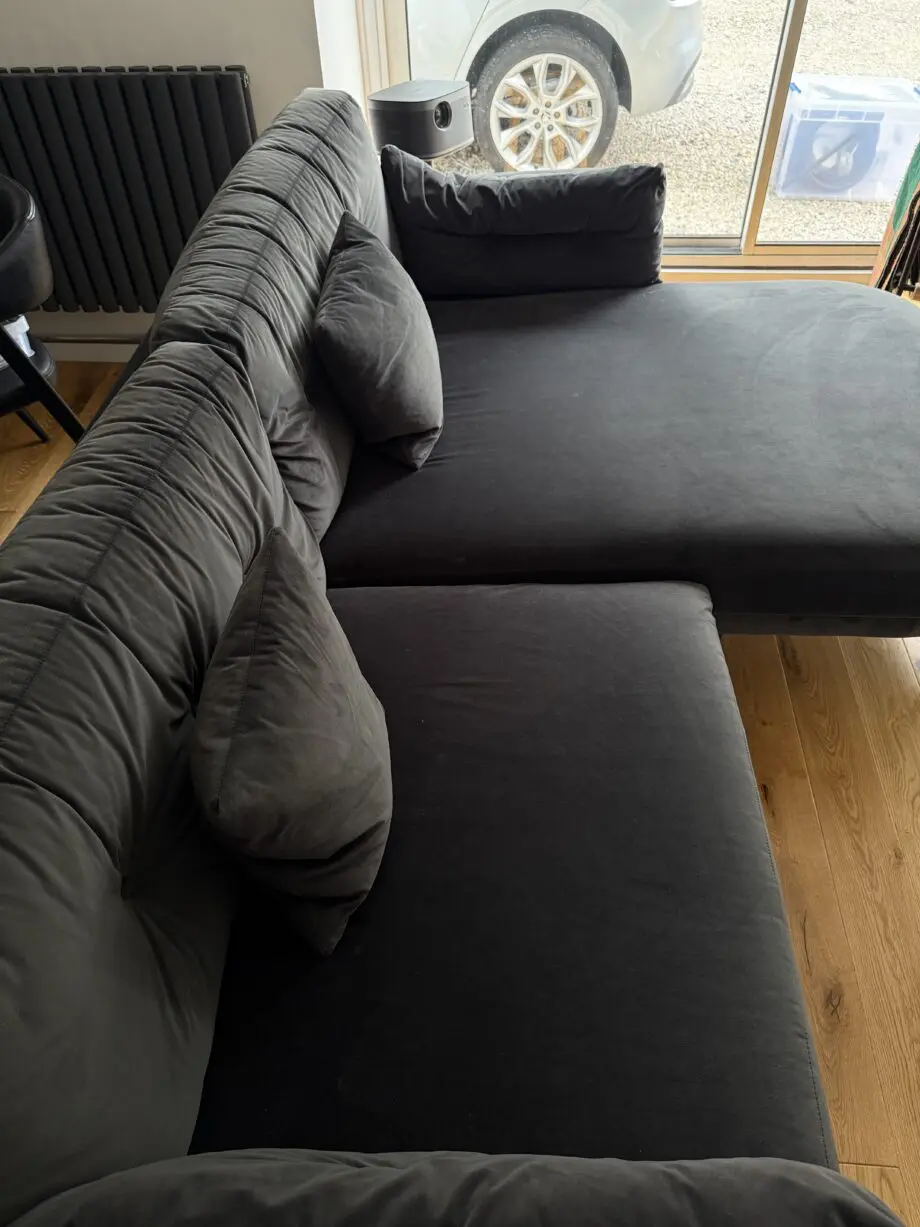 Darlings Of Chelsea Studio Lounger Sofa Charcoal