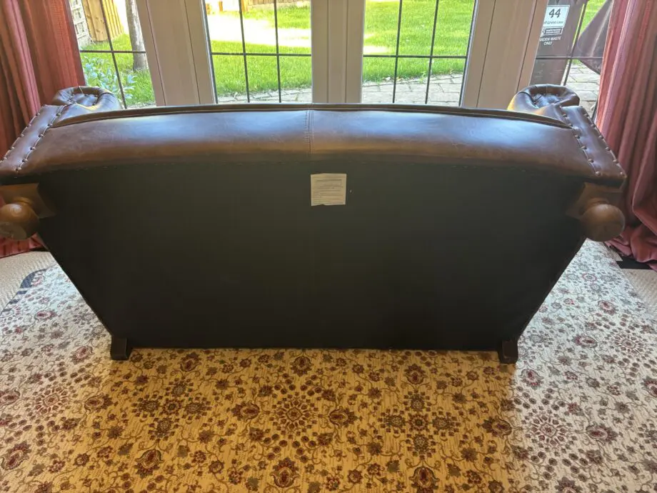 Old Boot Eva leather 2-seater sofa,