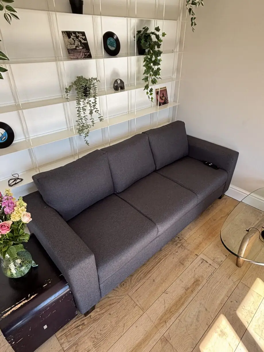 Navy blue 3 seater