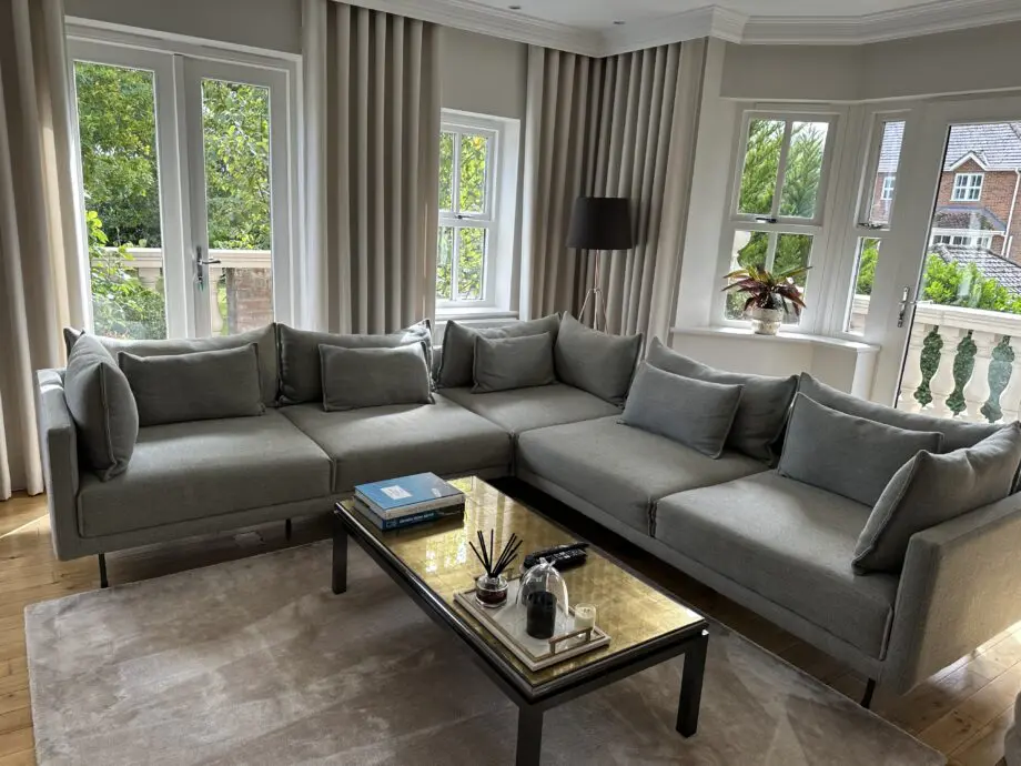 WestElm 3 - Pice Grey corner sofa