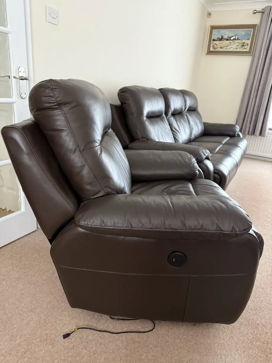 Brown Leather Suite