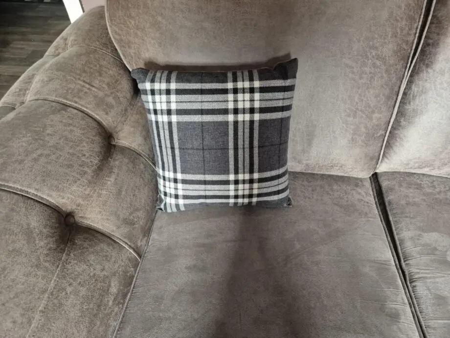 2 FAUX LEATHER SOFAS