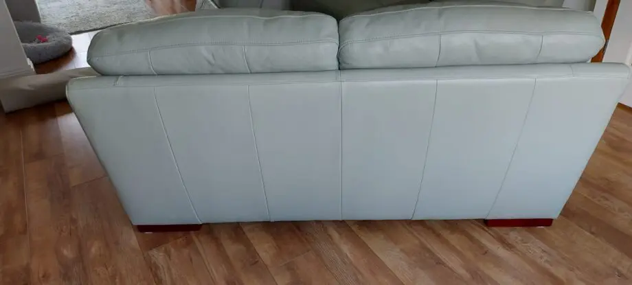 2 x DFS Dazzle Silver Grey 2 Seater Sofas c/w Dazzle Storage Pouffe